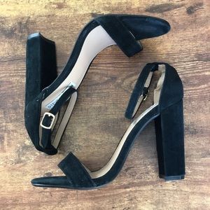 Steve Madden Black Chunky Sandals